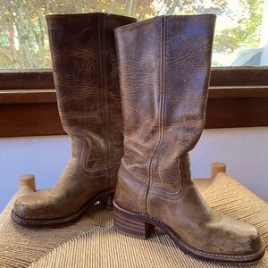 Beautiful pair of Tall Brown Frye Boots.  In good used condition.